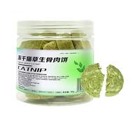 kivrimlarv Friandises lyophilisées à l' à Chat, Biscuits à mâcher pour Chatons et Chats Adultes, Jouet Naturel de Nettoyage des Dents pour Animaux de Compagnie de âges, friandise à mâcher