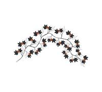 kivrimlarv Guirlande de vigne d'Halloween étanche 54 LED avec 8 modes d'éclairage, branches décoratives flexibles pour fenêtre, miroir, salon, jardin et décoration de fête, 3 piles AA