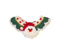 kivrimlarv Holiday Dog Scarf, Puppy Winter Costume,Puppy Scarf with Santa Decoration, Winter Puppy Scarf, Dog Neck Warmer, Holiday Neck Warmer for Small, Medium, and Large Dogs