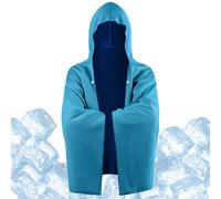 kivrimlarv Hooded Towel, Shower Wrap, UV Protection Quick Drying Fabric, superiors Water Absorption, Lightweight Cloak 55.12x23.62in for Workout Swimming Lesson Beach Trip Yoga and Surfing