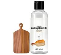 kivrimlarv Huile de planche à découper en bois - 100 ml - Huile de qualité alimentaire pour planche à découper en bois - pour comptoir de boucher en noyer noir