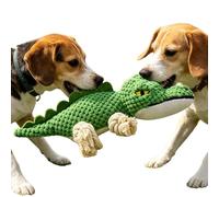 kivrimlarv Jouets Interactifs pour Chiens - Crocodile Interactif Doux Qui Couine - Jouet pour Chien en Peluche,pour Chiots Plage Piscine Parc Chambre Jardin Intérieur Extérieur Jeu en