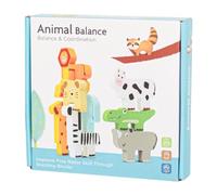 kivrimlarv Kids Learning Toy, Animal Stacking Game, Wooden Toys Set, Educational Stacking Toys with Realistic Images for Children Boys and Girls, 7.99x7.64x1.57in