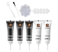 kivrimlarv Kit de réparation de siège en cuir pour voitures - Restaurateur de couleur cuir pour rayures, fissures et usure | Pâte de renouvellement de tableau de bord, crème de réparation pour canapé