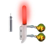 kivrimlarv Lampe à clipser pour canne à pêche - Bâtons lumineux étanches pour détecteur de poissons, accessoire de nuit pour débutants et adultes amateurs