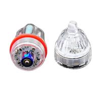 kivrimlarv Lampe de pêche sous-marine | Accessoires multicolores rotatifs lumineux, étanche, lumière pour attirer les poissons | pour bateaux sombres, quai, jetée, rivière, trou de glace, gigging