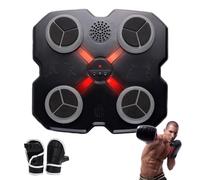kivrimlarv Machine de boxe équipement d'exercice avec gants | Machine de boxe avec musique pour garçons et filles Entraînement en salle d'anniversaire en intérieur