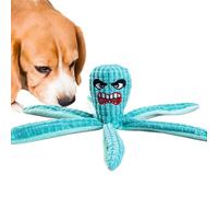 kivrimlarv Octopus Dog Toy, Plush Squeaky Chew Toy, Durable Bite-Resistant Design, Soft Interactive Pet Toys for Puppies and Dogs Or Cuddle Time, 36x10x10cm 73g Multicolor