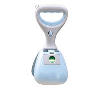 kivrimlarv Pet Pooper Scooper, Portable Waste Grabber, Cat Litter Picker, Ergonomic Handle Design, Built-in Bag Storage, Medium Size, for Outdoor Cleanup, Yard Use, Dog Walks, 12.2x5.12x3.15in