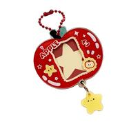 kivrimlarv Picture Frame Keychain - Cute Fruit Acrylic Memorial Photo Holder | Fashionable Sturdy Design Portable Accessory Perfect for Teens, Adults, Backpack or Gift Ideas, 1.42x1.02in