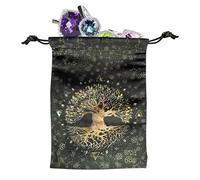 kivrimlarv Pochette Pour Cartes De Tarot - Pochettes Cartes Oracle Tissu Support - Étui De Stockage Design Gothique Vintage Pour Divination Amour Bijoux Lecture Halloween