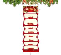 kivrimlarv Porte-monnaie de Noël Carnet festif avec 10 poches