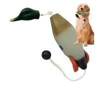 kivrimlarv Realistic Duck Dummies for Dogs, Outdoor Retrieval Training Toy, Animal Shape Chew Toys, Ideal for Puppies, Water Fetch Toy, Hunting Dog Gear, Pet Exercise Accessory, 1 Piece