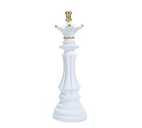kivrimlarv Resin Chess Piece Decor - Chess Piece Figurine Statue for Tabletop, King Queens Ornaments, Resin Craft Desk Decor, Collectible Figurines for Home Office Or Study Room Display