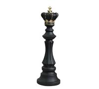 kivrimlarv Resin Chess Piece Decor - Chess Piece Figurine Statue for Tabletop, King Queens Ornaments, Resin Craft Desk Decor, Collectible Figurines for Home Office Or Study Room Display