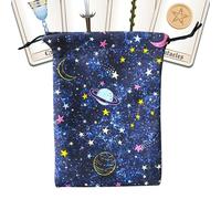 kivrimlarv Sacs À Tarot Avec Cordon | Pochette De Stockage Portable Pour Bijoux Et Tarot - Étui Souple de Stockage pour Cartes Oracle Destiné aux Passionnés Magiciens Grand Public
