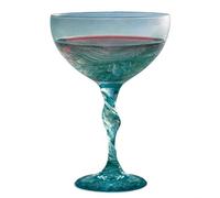 kivrimlarv Sea Wave Wine Glasses - Cocktail Drinkware Set for Home, Holiday, Dining Room, Family Gatherings, Banquets, Parties, Ideal for Women and Entertaining Occasions