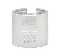 kivrimlarv Support de mouvement de montre, support de retrait de mouvement double face | Support de réparation d'horloge de bureau - Pour homme et femme - Vitrine professionnelle, Argenté., Refer to