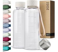 KIVY Gourde 650 ml - Convient pour les boissons gazeuses et anti-fuite - Pour le sport, l'école et le bureau - Gourde pour le sport, la gym