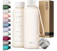KIVY Gourde 650 ml, sans BPA, anti-fuite et passe au lave-vaisselle, bouteille d'eau, pour enfants et adultes, petite taille, convient aux boissons gazeuses