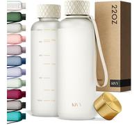 KIVY Gourde Tritan 650 ml [Sans BPA] Étanche & Lavable au Lave-Vaisselle - Bouteille d’Eau pour Enfants & Adultes - Gourde Sport Petite - Tritan Compatible Eau Pétillante - Bouteille 650 ml