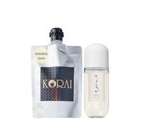 KIWAMI Lotion fermentée multi-action brume hydratante (140 ml) avec flacon vide rechargeable (bouteille Korai)