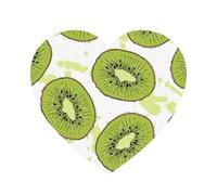 Kiwi, aimants de réfrigérateur en Acrylique, Autocollants pour Tableau Blanc, pour la décoration de Cuisine et de Meubles,Forme de Coeur