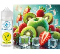 Kiwi Apple Frost - pomme verte, fraise, kiwi Ice arôme concentré - Vegan - Sasami - 10 ml