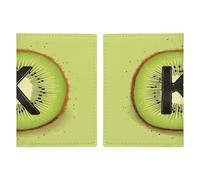 Kiwi Art Motif Passeport Porte-carte de voyage Housse de passeport PU Housse de passeport Housse de passeport Portefeuille Housse de protection pour passeport Unisexe Style 20,3 x 13,8 cm, Style :,