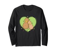 Kiwi Bird est Amoureux de Kiwi Fruit Animal Manche Longue
