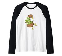 Kiwi Bird est divisé comme Un Kiwi Manche Raglan