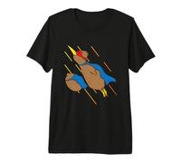 Kiwi Bird et Kiwi Fruit volent comme des Super-héros T-Shirt Haut de Gamme