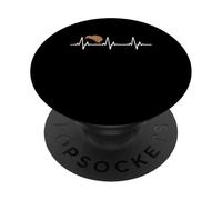 Kiwi Bird Heartbeat Pulse EKG, Animal néo-zélandais PopSockets PopGrip Adhésif
