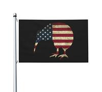 Kiwi Bird New Zealand Usa Flag Flag 3x5 Ft Outdoor Decoration Banner Yard Flag With Grommets