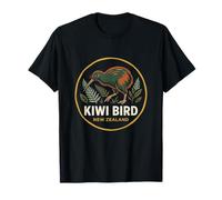 Kiwi Bird Nouvelle-Zélande Fougère Nature Faune T-Shirt