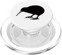 Kiwi de Nouvelle-Zélande Silhouette Minimaliste Faune Design PopSockets PopGrip pour MagSafe