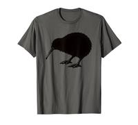Kiwi de Nouvelle-Zélande Silhouette Minimaliste Faune Design T-Shirt