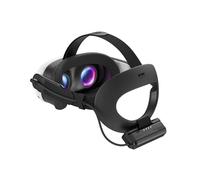 KIWI design K4 Flex Sangle Tête Confort pour Meta Quest 3/3S et KIWI design P5000 Batterie Portable Compacte, 2 Packs 5000mAh Compatible avec Meta Quest 3/3S/2/Pro, Charge Rapide 20W, Alternance pour