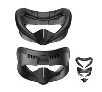 KIWI design V3 2 Coussinets PU Confort Réglable Léger Antivaho pour Quest 3 | Pour Quest 3, anti-pression, antivaho, ventilation, bloque lumière, PU doux, compatible lunettes, nettoyage facile