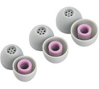 Kiwi Ears Flex Embouts D'Écouteurs, Embouts De Remplacement En Silicone Pour Écouteurs Iem, 3 Paires, Taille S/M/L, Pour Kz Zs10 Pro, Orchestra Lite, Cadenza (Gris-Rose)[CAS6213285]