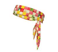Kiwi Foulard de sport multifonction double face Motif pastèque Extensible Décontracté Léger