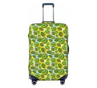 Kiwi Fruits Été Housses de protection pour bagages 18-32 pouces, Noir, G