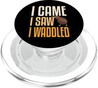Kiwi Je suis Venu J'Ai vu Je me suis dandiné Kiwi Je suis Venu J'Ai vu PopSockets PopGrip pour MagSafe