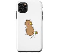 Kiwi Jouant au Football avec Kiwi Bird and Fruit Coque pour iPhone 11 Pro Max