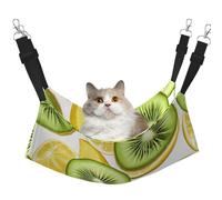 Kiwi Lemon Printed Pet Hamac - Hamac de couchage pour chats, lapins, furets, chiots, petits animaux