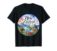 Kiwi néo-zélandais, volcans, Glaciers, T-Shirt
