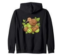 Kiwi Oiseau Fruit Nature Animal Nouvelle-Zélande Sweat à Capuche