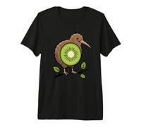 Kiwi Oiseau Fruit Nouvelle-Zélande Faune Nature T-Shirt Haut de Gamme