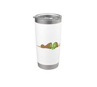Kiwi oiseau tranché comme un kiwi Gobelet isotherme en acier inoxydable double paroi