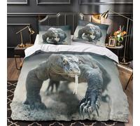 Kiwi Parure de Lit 3D Effet Super Douce Résistante Illustration de la nature Housse de Couette Microfibre résistante Fermeture Éclair Respirante for Enfants Garçons Filles Super king（260x220cm）